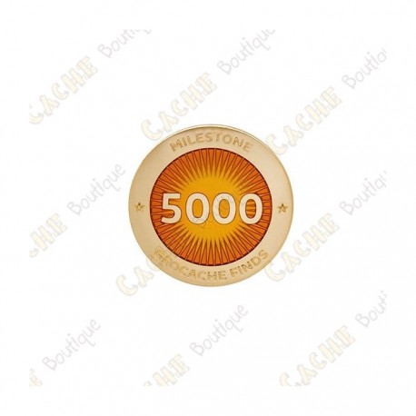 Pin's "Milestone" - 5000 Finds