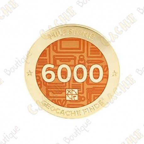 Geocoin "Milestone" - 6000 Finds