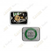 Geocoin "20th Anniversary of Geocoins" 3D - 4 trackables