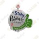 Geocoin "Stay Positive"