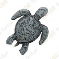 Geocoin "Steampunk Loggerhead " - Black Nickel