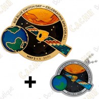 Geocoin "The Great Blue Switch" + Traveler