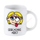 Geocaching white mug - Geocaching Addict Girl