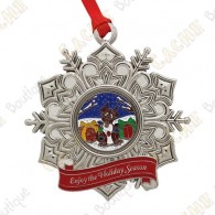 Geocoin "Snowflake ornament" - Tracker®® 2023