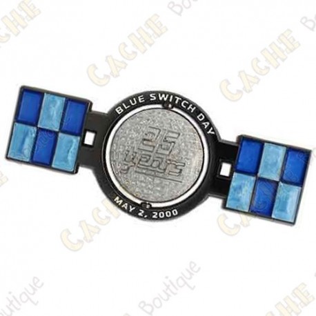 Geocoin "2025 Blue Switch Day"