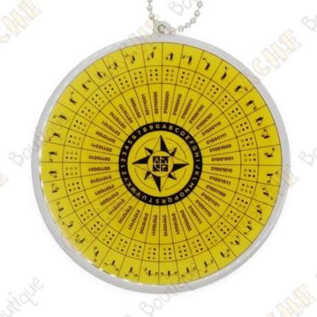 Travel tag "Puzzle Solving" XXL - Yellow