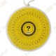Travel tag "Puzzle Solving" XXL - Yellow