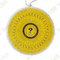 Travel tag "Puzzle Solving" XXL - Yellow