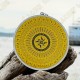 Travel tag "Puzzle Solving" XXL - Yellow