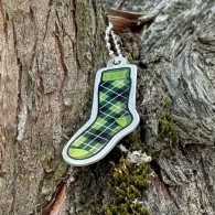 Missing Sock Travel Tag - Argyle Sock