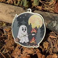 Halloween Cache Buddy Travel Tag - Toastferatu