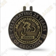 Geocoin "Celebrating 25 Years" + Micro coin